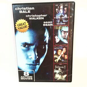 8 Action Movies DVD 2 Disc Set